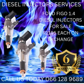Ford Figo 1.4 Diesel Injectors For Sale On Exchange With Warranty