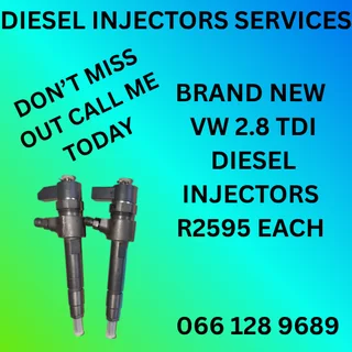 Vw 2.8 Brand New Diesel Injectors For Sale With 6 Months Warranty