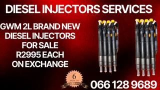 Gwm 2l Brand New Diesel Injectors For Sale With 6 Months Warranty