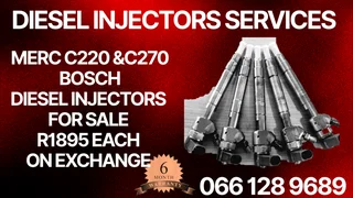 Merc Benz C220 & C270 Bosch Diesel Injectors For Sale On Exchange Or To Recon