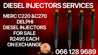 Merc Benz C220 & C270 Delphi Diesel Injectors For Sale On Exchange Or To Recon