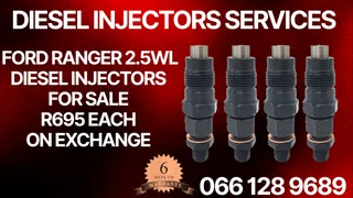 Ford Ranger 2.5wl Diesel Injectors For Sale On Exchange Or To Recon