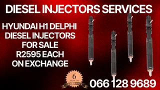 Hyundai H1 Delphi Diesel Injectors For Sale On Exchange Or To Recon Your Own