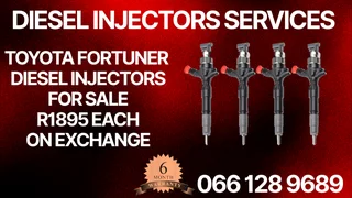 Toyota Fortuner Diesel Injectors For Sale On Exchange Or To Recon Your Own