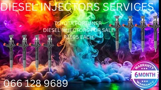 Toyota Fortuner Diesel Injectors For Sale On Exchange With Copper Washers