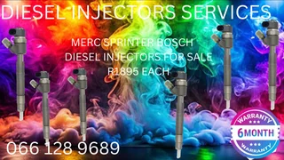 Merc Sp[rinter Bosch Diesel Injectors For Sale On Exchange Or To Recon