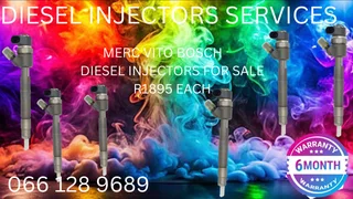 Merc Vito Bosch Diesel Injectors For Sale On Exchange Or To Recon