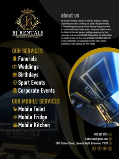 Mobile solution (Mobile Toilets, Food Warmers and Fridges)