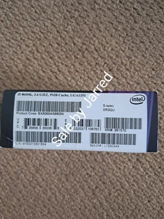 Intel Core i5-8600K 3.6GHz Hex Core 14nm Coffee Lake Socket LGA1151 CPU