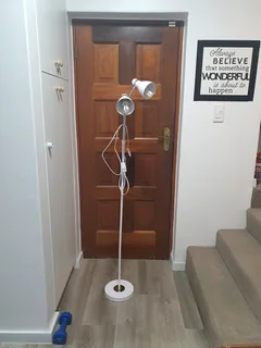 White standing lamps