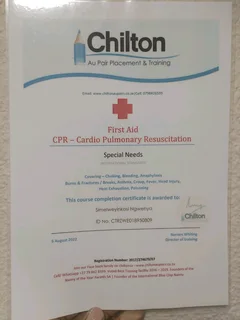 Cleaning lady with good References.