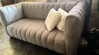 Beige couch 2 seater- R2500 negotiable