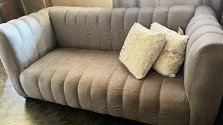 Beige couch 2 seater- R2500 negotiable