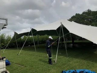 We clean stretch tents .... We hire stretch tents