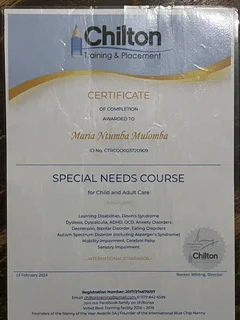 Qualified Nanny, Caregiver, Cleaner available.