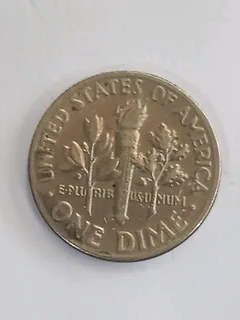 1975 US, one dime coin