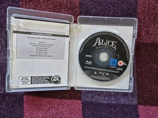 PS3, Alice Madness Returns, CIB, read add, WhatsApp only
