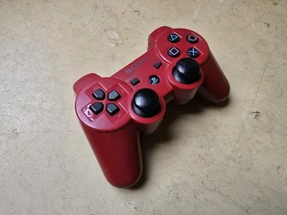 PS3 Original Red Dualshock 3 Wireless Controller, read add, WhatsApp only