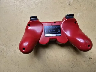 PS3 Original Red Dualshock 3 Wireless Controller, read add, WhatsApp only