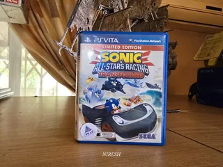PS Vita Sonic All Stars Racing Limited Edition, CIB, with DLC code, read add, WhatsApp only.