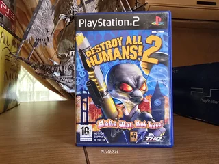 PS2 Destroy All Humans 2, CIB, read add, WhatsApp only