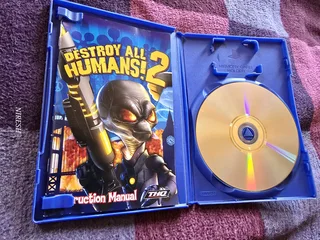 PS2 Destroy All Humans 2, CIB, read add, WhatsApp only