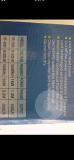 Resun 2800 liter return pump works perfectly. WHAT&#39;SAPP only