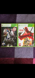 XBOX 360, X2 Games All For R400, Deadpool And Alice Madness Returns, read add, WhatsApp only