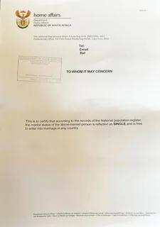 Letter of Non-Impediment (Express Service) – Sandton | Pretoria | Johannesburg | Cape Town | Durban