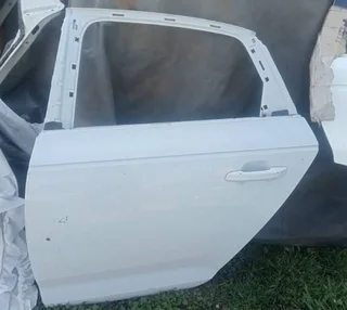 Audi A4 b9 left rear door shell with outer door handle- good condition- no filler