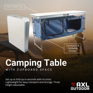Camping Table with Cupboard Space