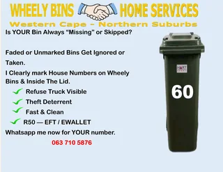 Wheely Bin / Dustbin Markings