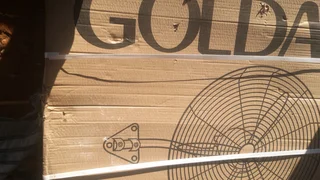 65cm Matt Black Industrial Wall Fan