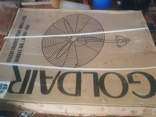 65cm Matt Black Industrial Wall Fan