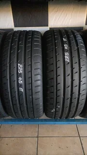 225/40 R19 used tyres and more. Call/WhatsApp Enzo 0783455713