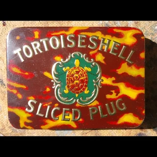 Vintage Tortoiseshell tin