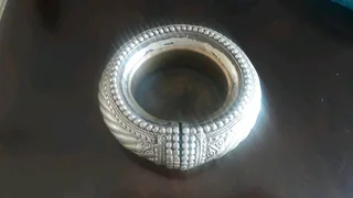 Rare 1800&#39;s African Arabian Omani slave ankle bracelet ashtray