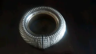 Rare 1800&#39;s African Arabian Omani slave ankle bracelet ashtray