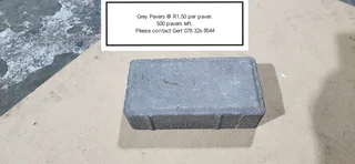 Grey pavers for sale 500 left  R1.50 each