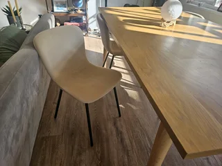 Modern Wooden Dining Table &#43; 4 Chairs
