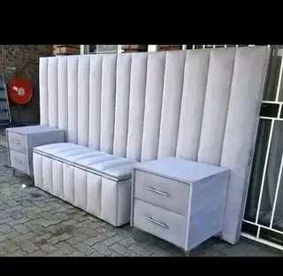 Winter Special Beds&#43;Headboard&#43;Two Side Pedestals -Cash On Delivery