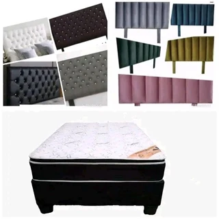 Buy 1Bed &Get 1 Free Headboad+Two Side Pedestals