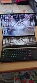 Asus ROG gaming laptop with Dual screens