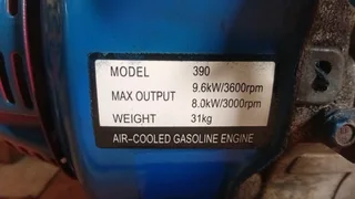 Generator 9.6KW