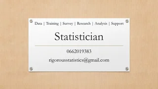 Statistical data analysis