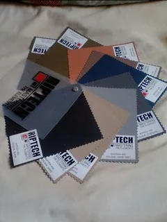 Canvas outdoor blinds