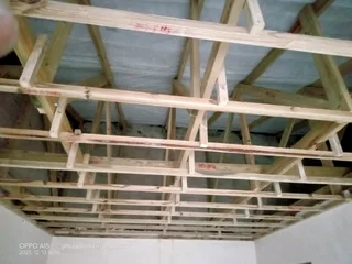 Roofing, ceilings, doors camera installation and painting