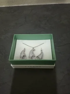 Sterling Silver Earring &amp; Pendant Det