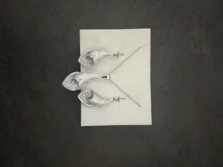 Sterling Silver Earring &amp; Pendant Det