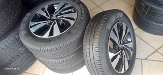 A Set of 15 inch polo 9 mags and tyres available